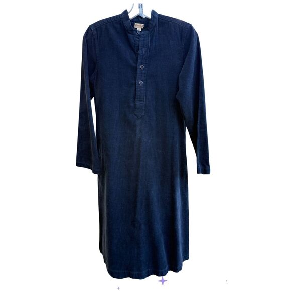 Corduroy Dress by Cinnamon Navy Blue Sz. 11/12 Vintage Tunic Fall Weekend - Picture 4 of 8
